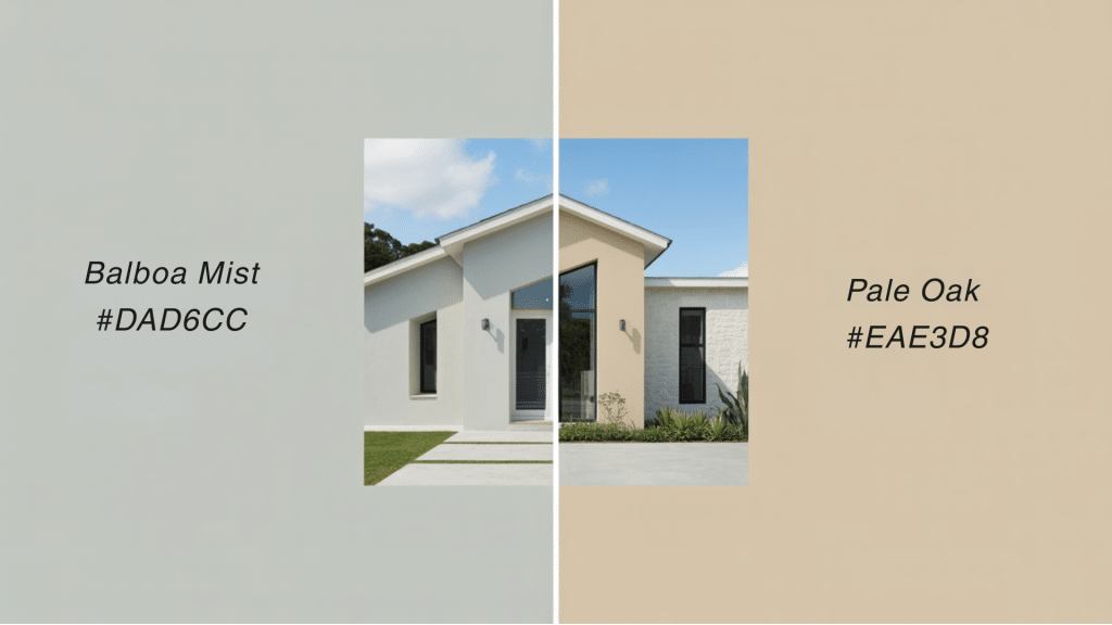 The Subtle Differences: Balboa Mist vs. Pale Oak